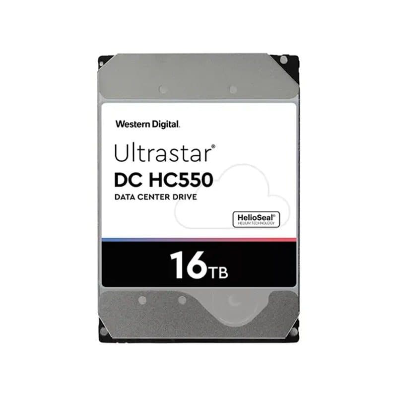 WD Ultrastar DC HC550 16TB 7200RPM SATA 6Gb/s 512e 3.5-inch Data Center Hard Drive