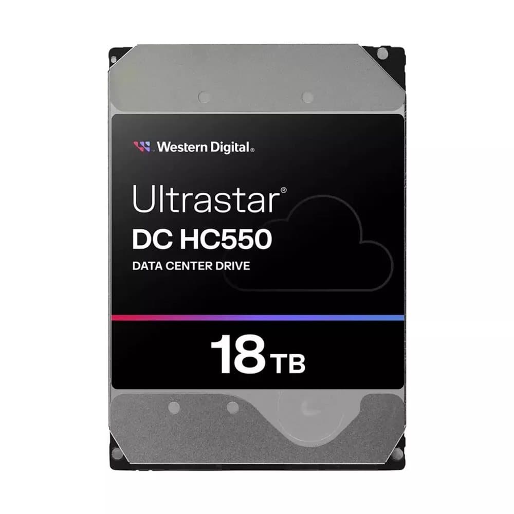 WD Ultrastar DC HC550 18TB 7200RPM SATA 6Gb/s 512e 3.5-inch Data Center Hard Drive