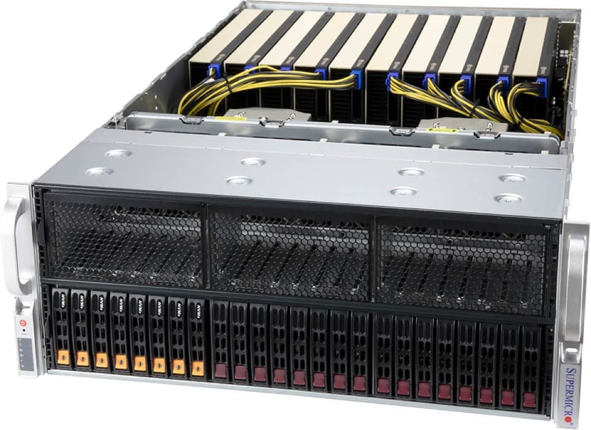 4 GPU AI Server hardware detail 1