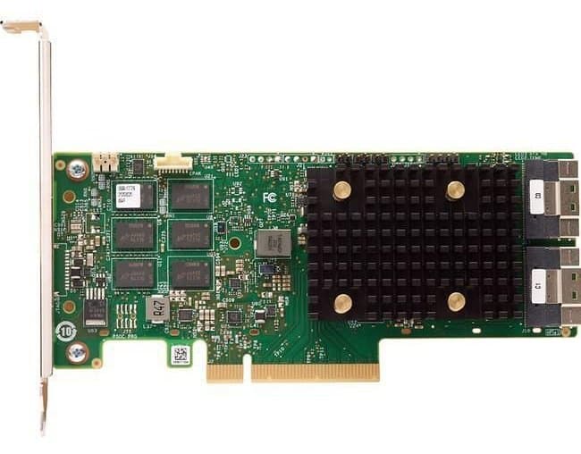 Broadcom Broadcom MegaRAID 9560-16i 12Gb/s SAS PCIe 4.0 Tri-Mode RAID Controller with 4GB Cache