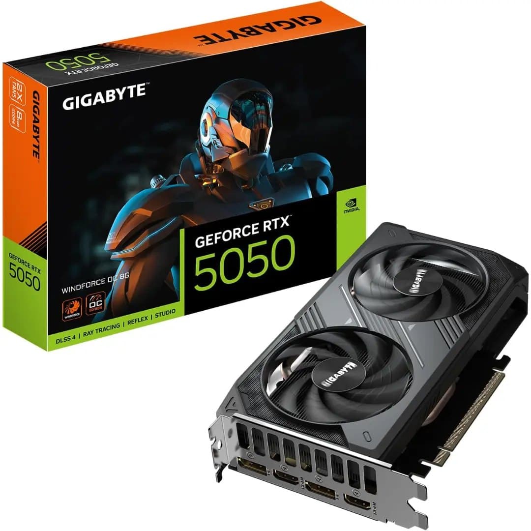 Gigabyte Gigabyte GeForce RTX 5050 8GB GDDR6 PCI Express 5.0 GPU