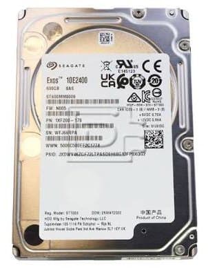 Seagate Exos 10E2400 2.4TB 10K RPM 12Gb/s SAS 512e 2.5-inch Enterprise Hard Drive