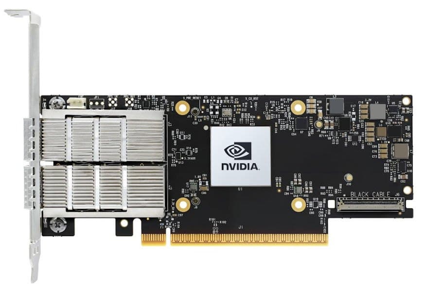 NVIDIA ConnectX-7 NDR200 200G Dual-Port QSFP112 InfiniBand Adapter