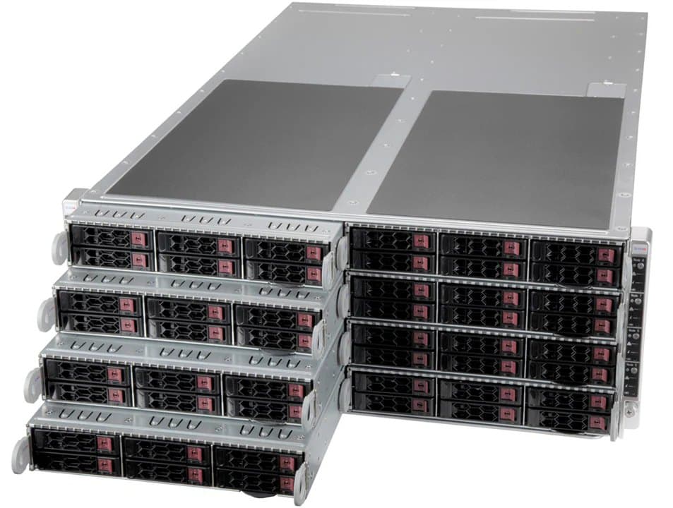Supermicro FatTwin SYS-F511E2-RT (4U 8-Node Scale-Out): Supermicro hardware