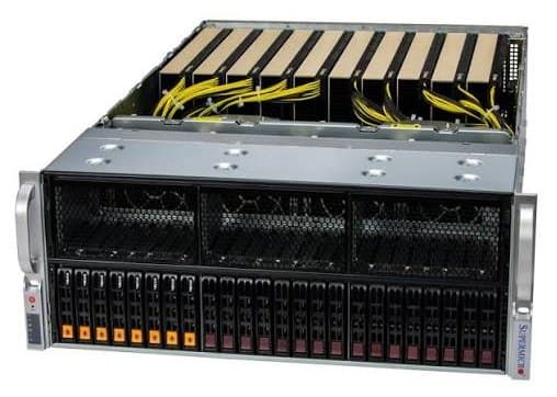 Supermicro SYS-421GE-TNRT3 4U Intel Xeon with 8x NVIDIA H100 NVL